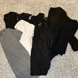 Assorted Black and Gray Maternity Tops